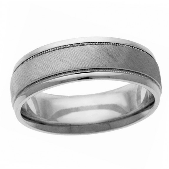 14 KT White Gold Men’s Wedding Band by Endless Designs. Timeless design. Available in 5 – 8mm. Customization options are available.